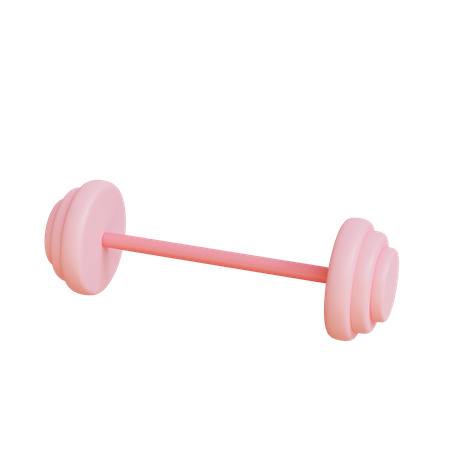 Barbell  3D Illustration