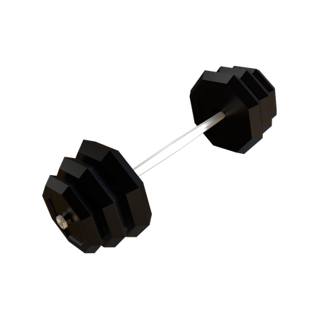 Barbell  3D Illustration