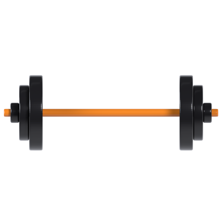 Barbell  3D Illustration