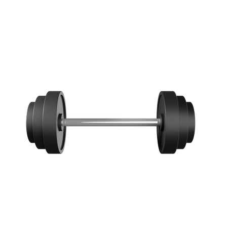 Barbell  3D Illustration