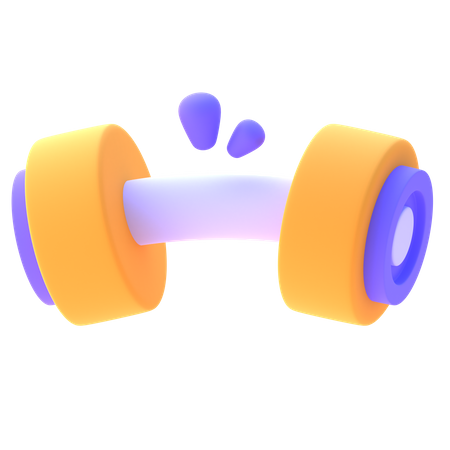 Barbell  3D Icon