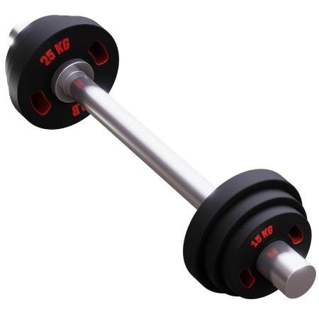 Barbell  3D Icon