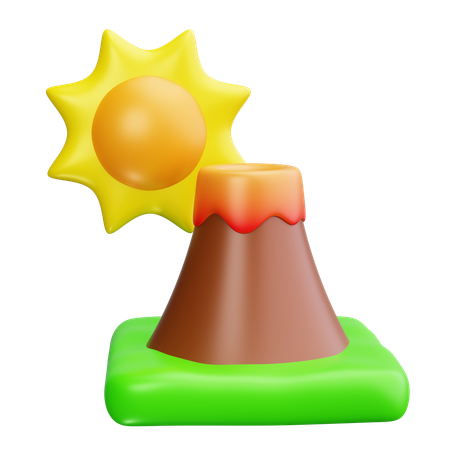 Berg  3D Icon