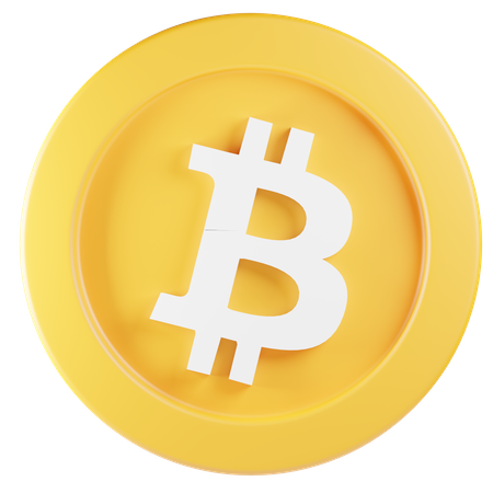 Bitcoin  3D Icon