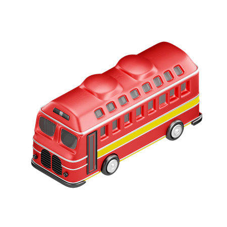 Bus  3D Icon