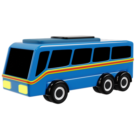 Bus  3D Icon