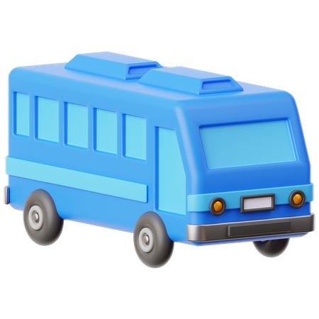 Bus  3D Icon