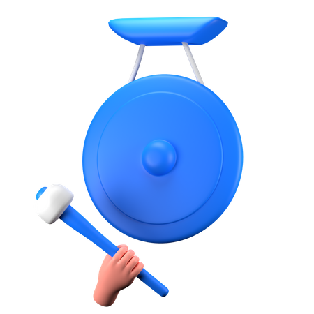 Gong  3D Icon