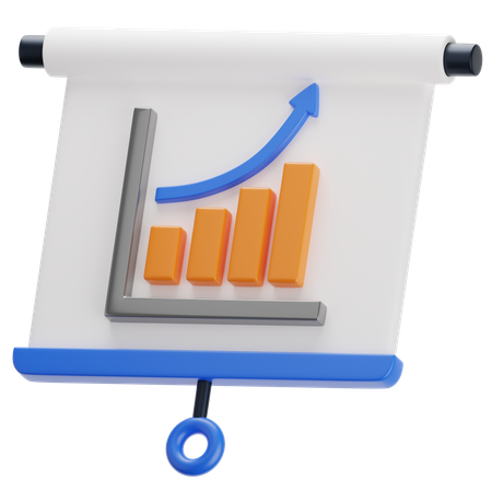 Graph  3D Icon