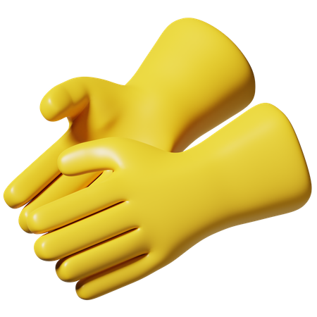 Guantes  3D Icon