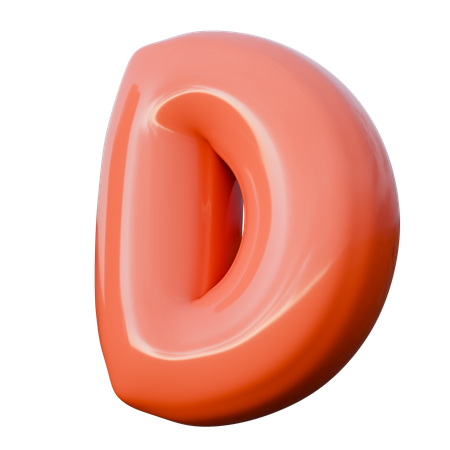 D  3D Icon