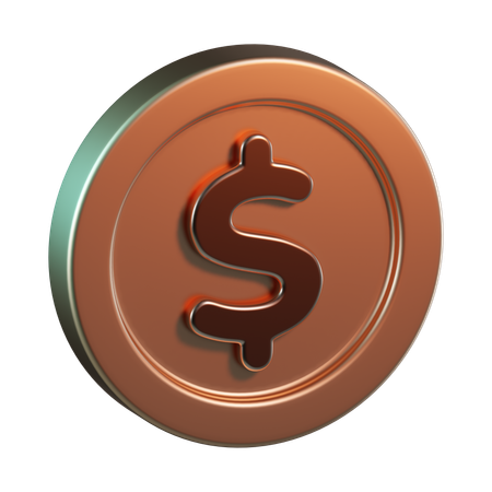 Dollar  3D Icon