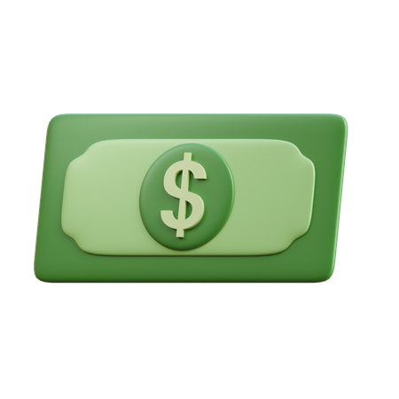 Dollar  3D Icon