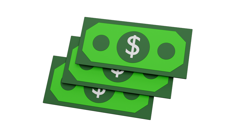 Dollar  3D Illustration