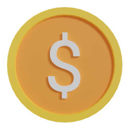 Dollar  3D Icon