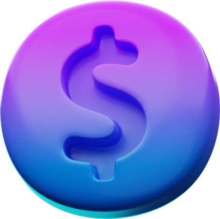 Dollar  3D Icon