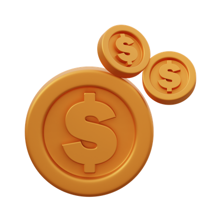 Dollar  3D Icon