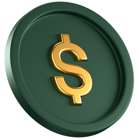 Dollar  3D Icon