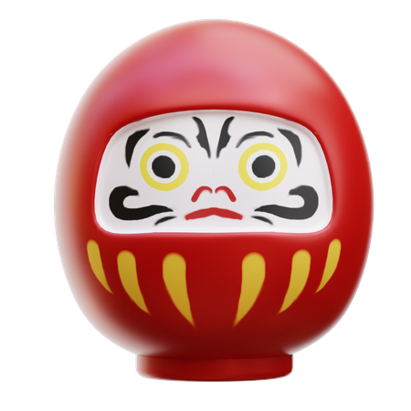 Daruma  3D Icon