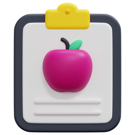 Dieta  3D Icon