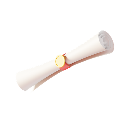 Diplôme  3D Icon