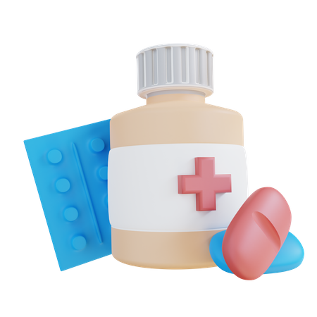 Drug  3D Icon