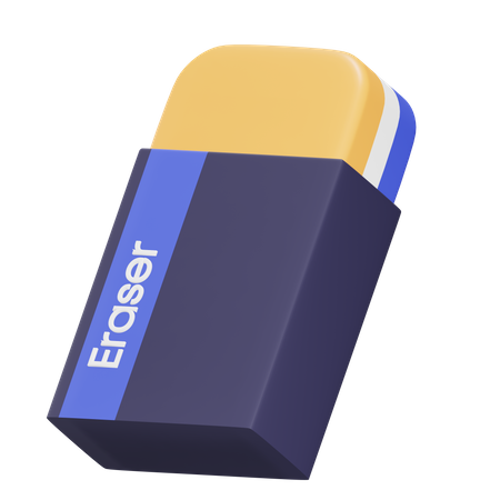 Eraser  3D Illustration