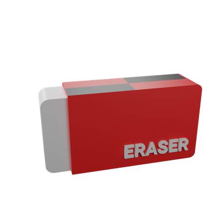 Eraser  3D Icon