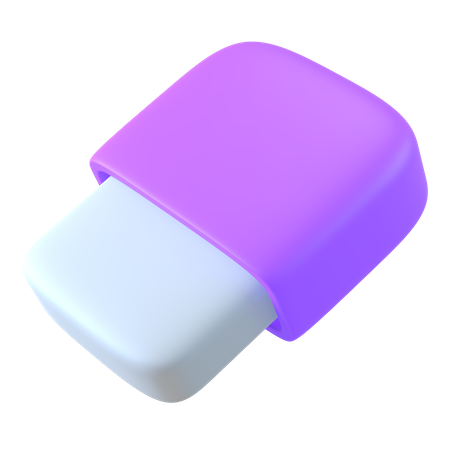 Eraser  3D Icon