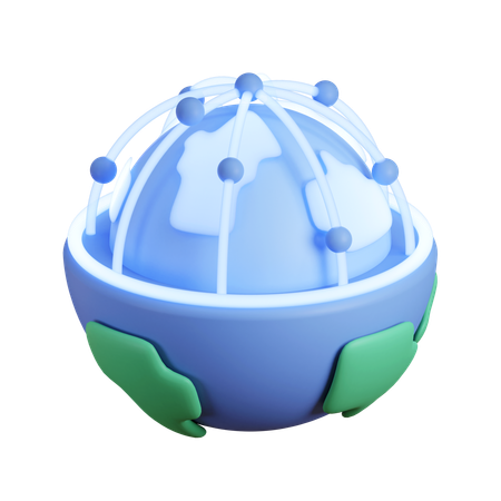 Erde  3D Icon