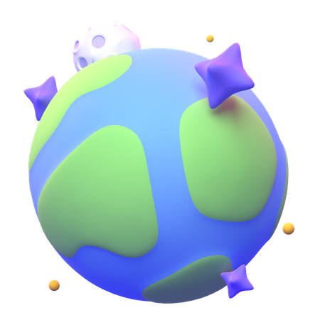 Erde  3D Icon