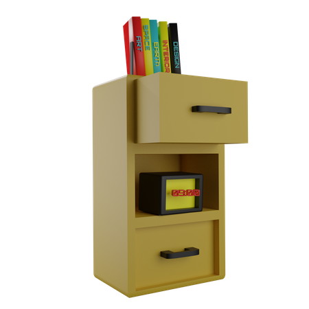 Estante de livros  3D Icon