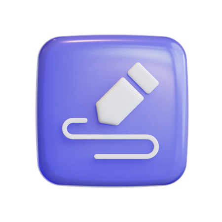 Escrever  3D Icon