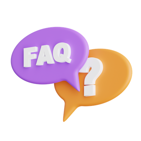 FAQ  3D Icon