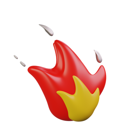 Fire  3D Illustration