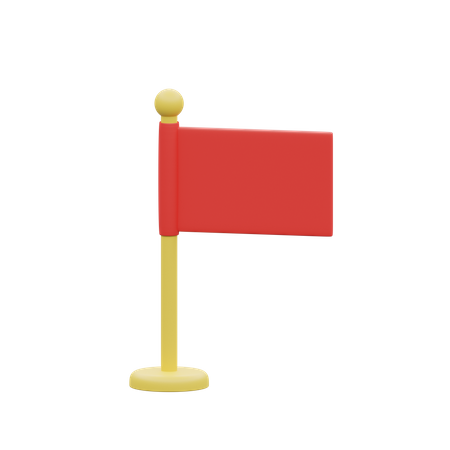 Flagge  3D Illustration