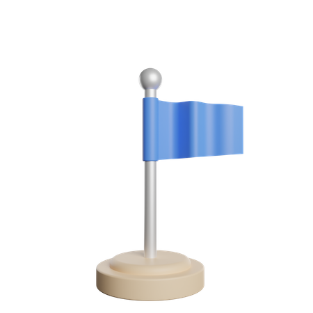 Flagge  3D Illustration