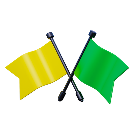 Flagge  3D Icon