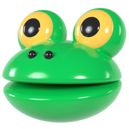 Frog  3D Illustration