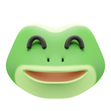 Frog  3D Illustration