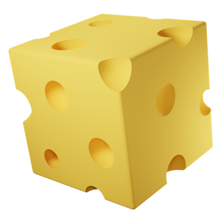 Fromage  3D Icon