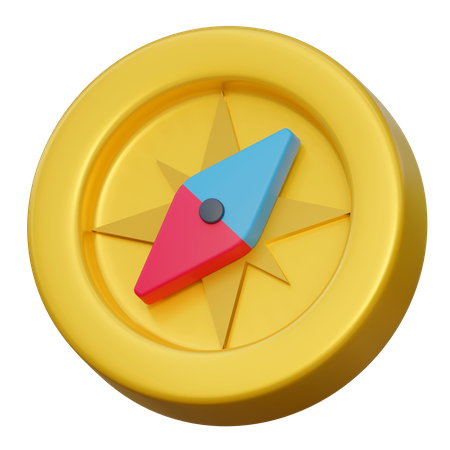 Kompass  3D Icon