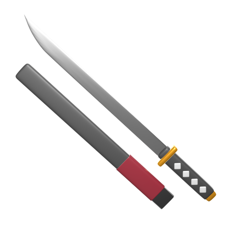 Katana  3D Icon