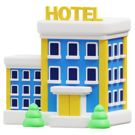 Hotel  3D Icon