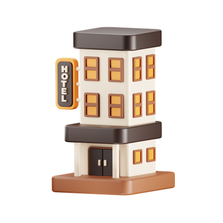 Hotel  3D Icon