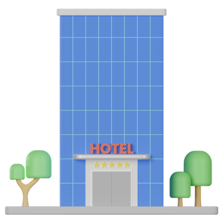 Hotel  3D Icon