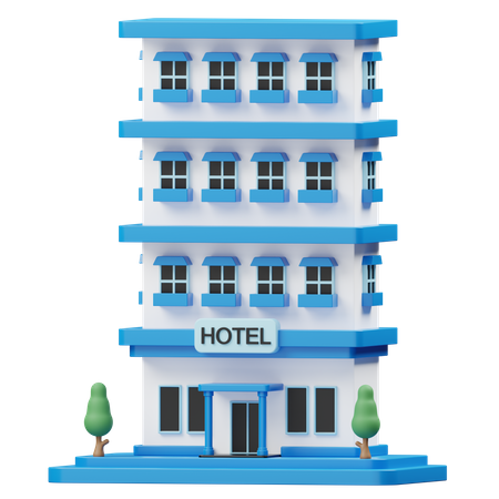 Hotel  3D Icon