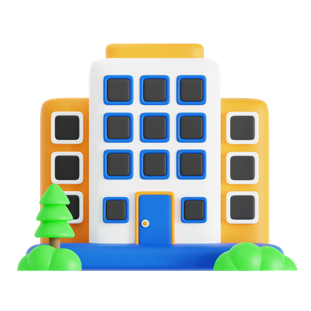 Hotel  3D Icon