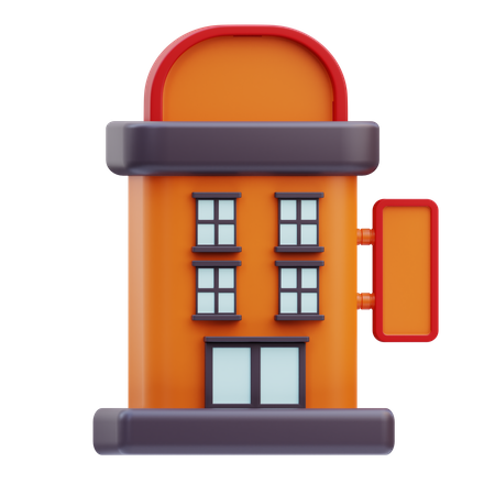 Hotel  3D Icon