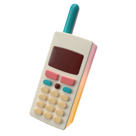 Mobiltelefon  3D Icon